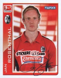 Figurina Jan Rosenthal - German Football Bundesliga 2010-2011 - Topps