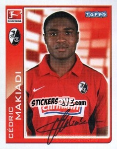 Sticker Cedrick Makiadi - German Football Bundesliga 2010-2011 - Topps