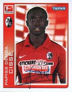 Sticker Papiss Demba Cisse - German Football Bundesliga 2010-2011 - Topps