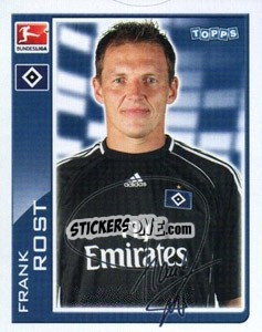Sticker Frank Rost - German Football Bundesliga 2010-2011 - Topps