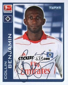 Sticker Collin Benjamin - German Football Bundesliga 2010-2011 - Topps