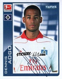 Figurina Dennis Aogo - German Football Bundesliga 2010-2011 - Topps