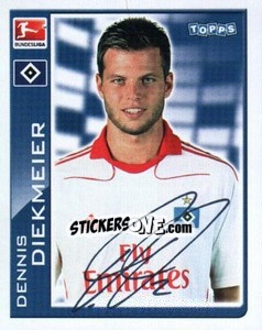 Sticker Dennis Diekmeier - German Football Bundesliga 2010-2011 - Topps