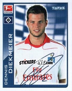 Cromo Dennis Diekmeier - German Football Bundesliga 2010-2011 - Topps