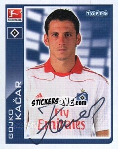Sticker Gojko Kacar - German Football Bundesliga 2010-2011 - Topps