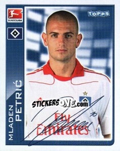 Sticker Mladen Petric - German Football Bundesliga 2010-2011 - Topps