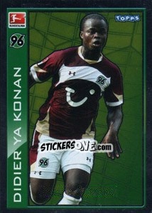 Sticker Didier Ya Konan - Star Spieler - German Football Bundesliga 2010-2011 - Topps