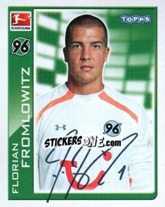 Sticker Florian Fromlowitz - German Football Bundesliga 2010-2011 - Topps