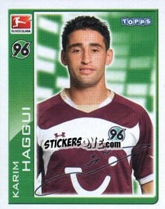 Cromo Karim Haggui - German Football Bundesliga 2010-2011 - Topps