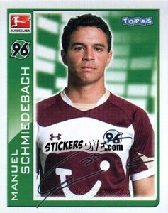 Sticker Manuel Schmiedebach - German Football Bundesliga 2010-2011 - Topps