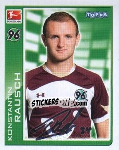 Cromo Konstantin Rausch - German Football Bundesliga 2010-2011 - Topps