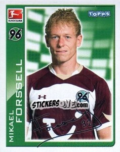 Sticker Mikael Forssell - German Football Bundesliga 2010-2011 - Topps