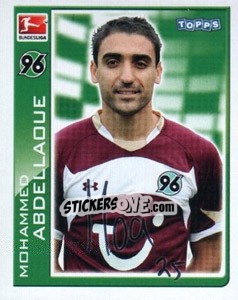Sticker Mohammed Abdellaoue - German Football Bundesliga 2010-2011 - Topps