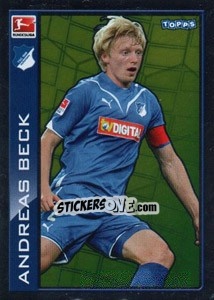 Cromo Andreas Beck - Star Spieler - German Football Bundesliga 2010-2011 - Topps