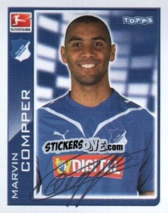 Cromo Marvin Compper - German Football Bundesliga 2010-2011 - Topps