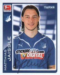 Sticker Matthias Jaissle - German Football Bundesliga 2010-2011 n. 141 - Topps