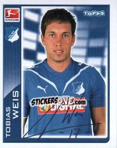 Sticker Tobias Weis - German Football Bundesliga 2010-2011 - Topps