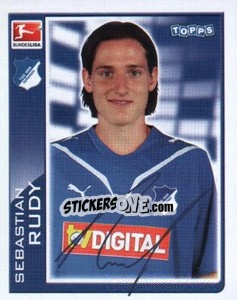 Sticker Sebastian Rudy - German Football Bundesliga 2010-2011 - Topps