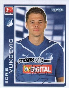 Sticker Boris Vukcevic - German Football Bundesliga 2010-2011 - Topps