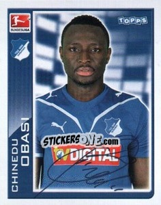Sticker Chinedu Obasi - German Football Bundesliga 2010-2011 - Topps