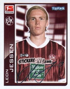 Figurina Leon Jessen - German Football Bundesliga 2010-2011 - Topps