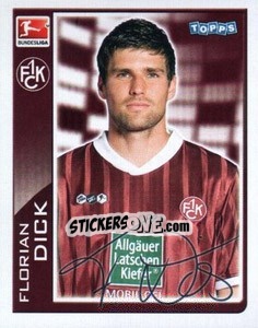 Figurina Florian Dick - German Football Bundesliga 2010-2011 - Topps