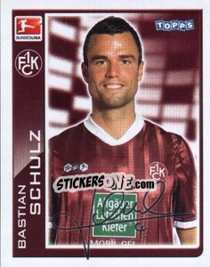 Cromo Bastian Schulz - German Football Bundesliga 2010-2011 - Topps