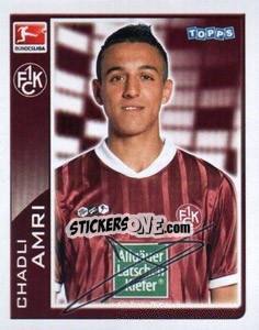 Sticker Chadli Amri - German Football Bundesliga 2010-2011 - Topps