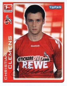 Cromo Christian Clemens - German Football Bundesliga 2010-2011 - Topps