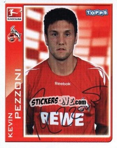 Sticker Kevin Pezzoni - German Football Bundesliga 2010-2011 - Topps