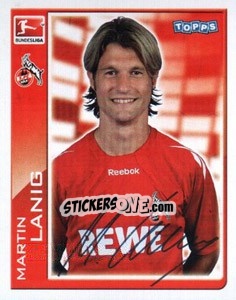 Sticker Martin Lanig - German Football Bundesliga 2010-2011 n. 188 - Topps
