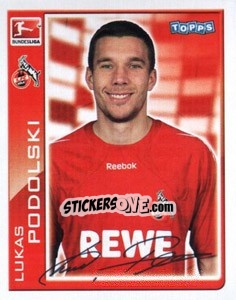 Figurina Lukas Podolski - German Football Bundesliga 2010-2011 - Topps