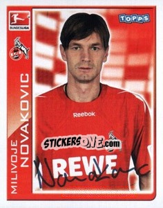 Sticker Milivoje Novakovic - German Football Bundesliga 2010-2011 - Topps