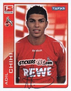 Sticker Adil Chihi - German Football Bundesliga 2010-2011 - Topps