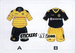 Sticker Borussia Dortmund - German Football Bundesliga 2010-2011 - Topps