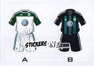 Cromo VfL Wolfsburg - German Football Bundesliga 2010-2011 - Topps
