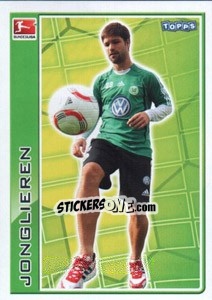 Sticker Jonglieren - German Football Bundesliga 2010-2011 - Topps