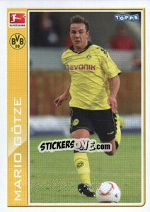 Sticker Mario Götze - German Football Bundesliga 2010-2011 n. 218 - Topps