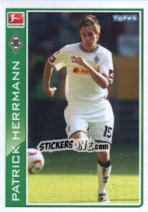 Sticker Patrick Herrmann - German Football Bundesliga 2010-2011 - Topps