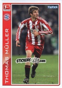 Sticker Thomas Muller - German Football Bundesliga 2010-2011 - Topps