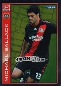 Cromo Michael Ballack - Star Spieler - German Football Bundesliga 2010-2011 - Topps