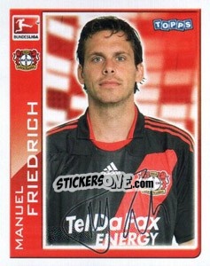 Sticker Manuel Friedrich - German Football Bundesliga 2010-2011 - Topps