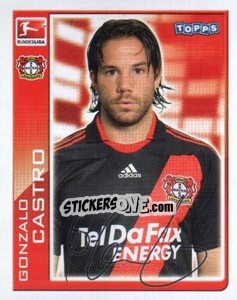 Figurina Gonzalo Castro - German Football Bundesliga 2010-2011 - Topps