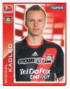 Sticker Michal Kadlec - German Football Bundesliga 2010-2011 - Topps