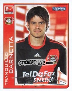 Sticker Tranquillo Barnetta - German Football Bundesliga 2010-2011 - Topps