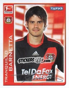 Sticker Tranquillo Barnetta - German Football Bundesliga 2010-2011 n. 245 - Topps
