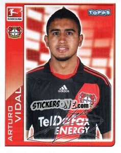 Sticker Arturo Vidal - German Football Bundesliga 2010-2011 n. 246 - Topps