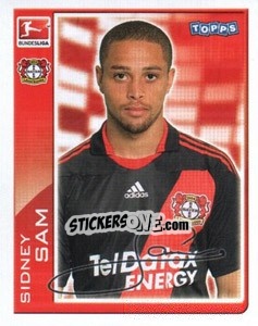 Cromo Sidney Sam - German Football Bundesliga 2010-2011 - Topps