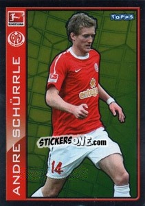 Sticker André Schürrle - Star Spieler - German Football Bundesliga 2010-2011 n. 258 - Topps