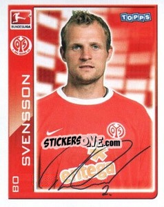Figurina Bo Svensson - German Football Bundesliga 2010-2011 - Topps